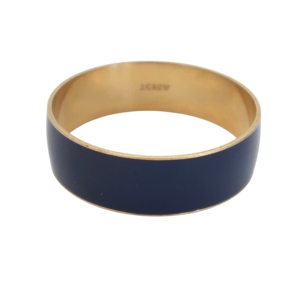 J CREW navy blue enamel bangle bracelet - Picture 4 of 6